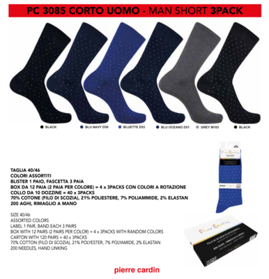 MEN'S SHORT SOCKS PC3085 Tellini S.r.l. Wholesale Clothing